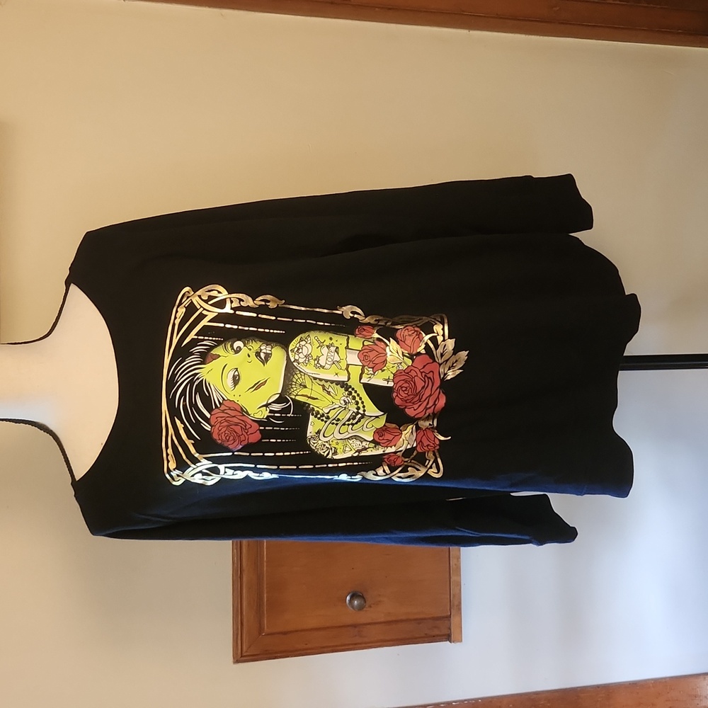 Torrid Black Zombie Girl Sweat Shirt Size 2 ( 18/20)